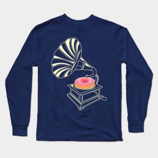 Gramophone Donut Long Sleeve T-Shirt